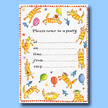 Clare Maddicott Party Games Invitations