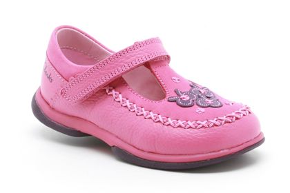 Clarks Appleshine Fst Hot Pink Leather