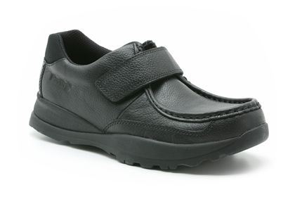 Clarks Brandon BL Blk Tumbled Leather