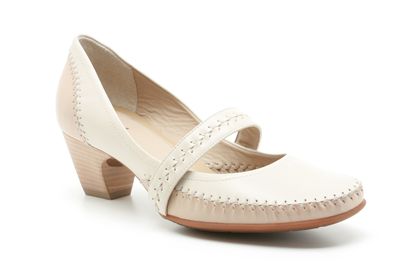 Dawn Alice Ivory Combi Leather