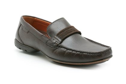 Clarks Far Class Ebony Tumbled