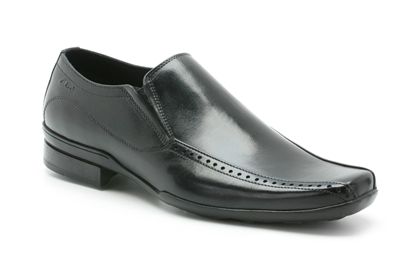 Clarks Fire Loop Black Leather