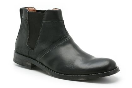 Getit Boot Black Leather