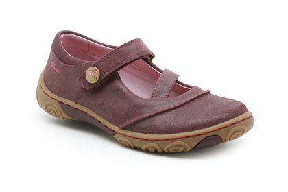 Hoola Fun Jnr Plum Suede