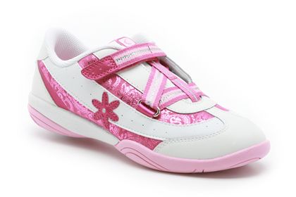 Clarks Jnr Daisy Diva White/Pink Leather