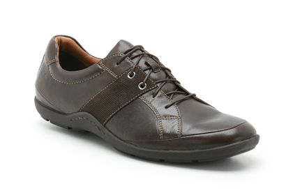 Clarks Mob Racer Ebony Leather