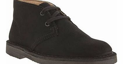 kids clarks originals black desert boot boys