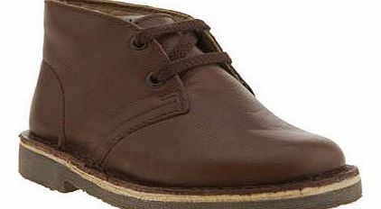 kids clarks originals dark brown desert boot