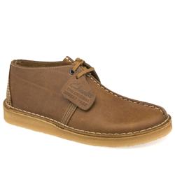 Clarks Originals Male Desert Trek Leather Upper in Tan