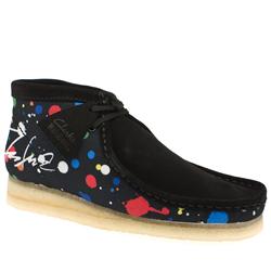 Male Wallabee By Futura Fabric Upper Casual in Black