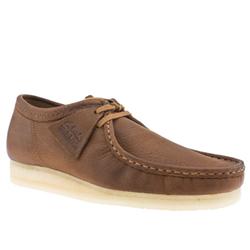 Clarks Originals Male Wallabee Leather Upper in Tan