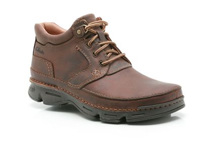 Clarks Rico Walk Mahogany Leather