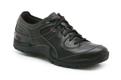 Clarks Rock Walk GTX Black Leather