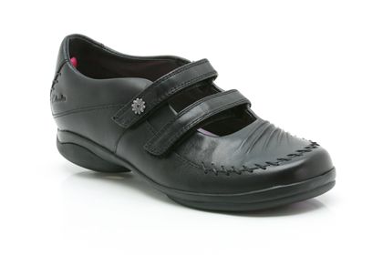 Superdaisy Jnr Black Leather