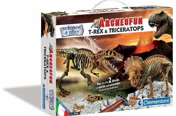 Archeofun T-Rex & Triceratops Kit