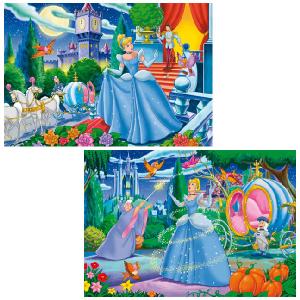 Clementoni Cinderella 2 x 20 Piece Jigsaw Puzzles