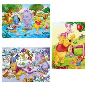 Clementoni Winnie The Pooh 3 x 48 Piece Jigsaw Puzzles