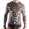 maori long sleeved mesh shirt