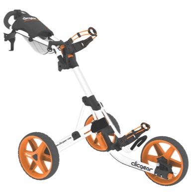 Clicgear 3.5 Golf Trolley Arctic White/Orange