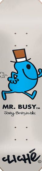 Cliche Mr. Men Busy Skateboard Deck - 8 inch