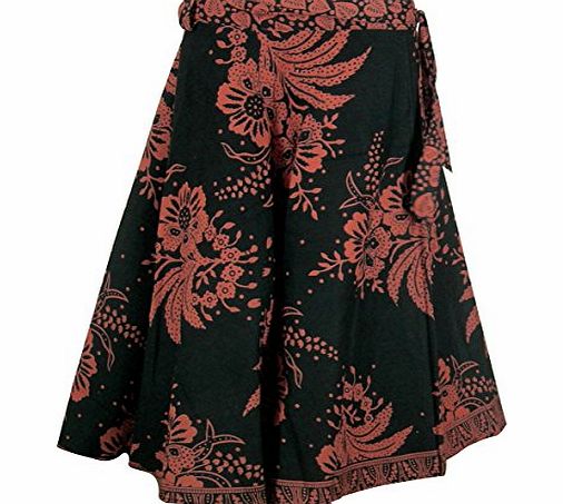 ClothesnCraft Printed Cotton Wrap Skirt Designer India Clothing