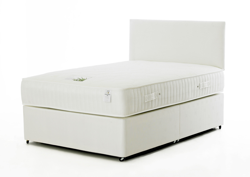 Aloe Vera Pocket 1000 Divan Bed, Double, 2 Drawers