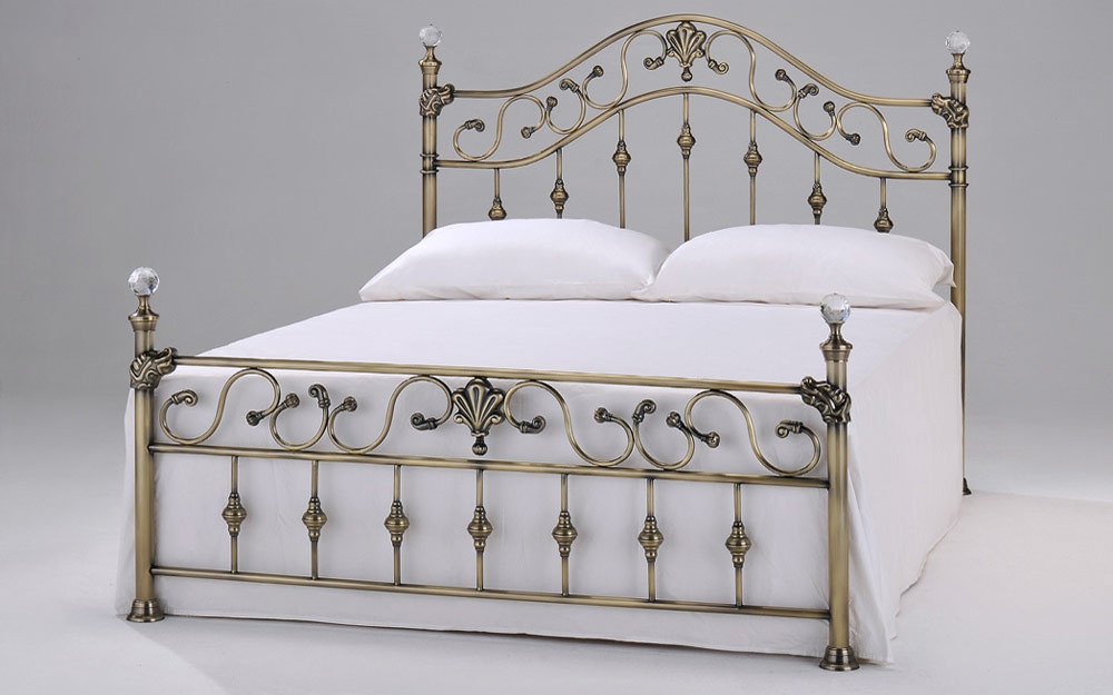 Elizabeth Brass Bedstead, Double,