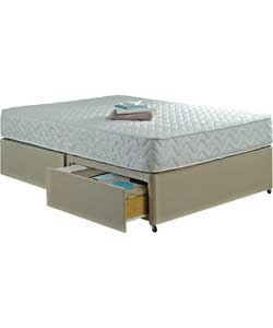 Nine Deluxe Trizone Double Divan Bed - 2