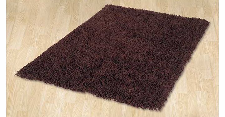 ClourMatch ColourMatch Large Shaggy Rug 230x160cm - Chocolate