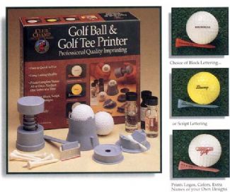 GOLF BALL AND TEE PRINTER