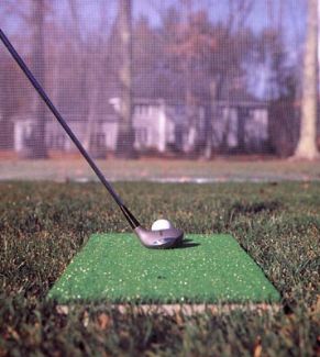 TURF TEE CHIPPING AND DRIVING MAT