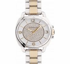 Coach Ladies Coach Boyfriend Small Two Tone Watch