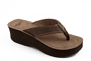 Bailey Ladies Flip Flops - Chocolate