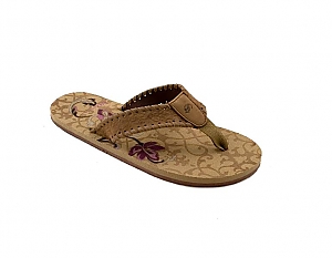 Hermosa Ladies Flip Flops - Tan