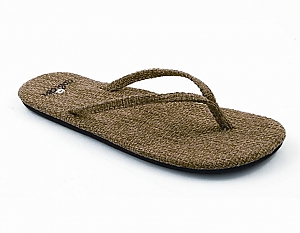 Nevada Ladies Flip Flop - Burlap