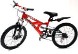 Topeka 6 Speed Boys Dual Suspension Mountain Bike With Disc Brake