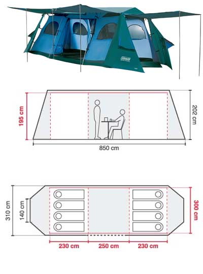 COLEMAN Sahara 8 Tent