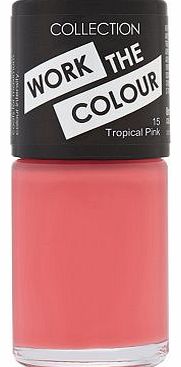 Collection Work The Colour Nail Polish Orange