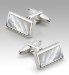 Mother of Pearl Rectangle Cufflinks