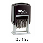 S-126 Self-Inking number stamper