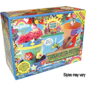 Colorific Watch Me Grow Terracotta Potter