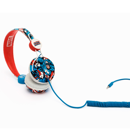 Coloud Retro Captain America Marvel Headphones from