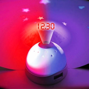 Changing Star Projector Alarm Clock