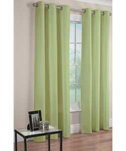 Colour Match Lima Ring Top Curtain - Kiwi - 90 x