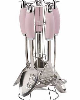 ColourMatch 5 Piece Utensils Set - Bubblegum Pink