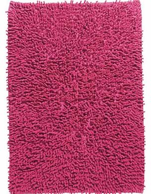 ColourMatch Chenille Bath Mat - Funky Fuchsia