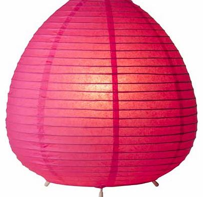 ColourMatch Paper Table Lamp - Funky Fuchsia