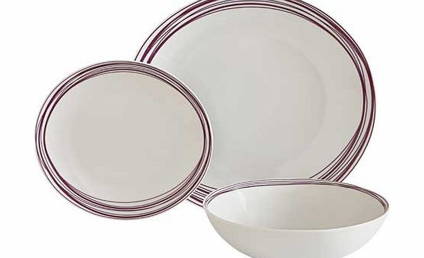 ColourMatch Scratch 12 Piece Porcelain Dinner