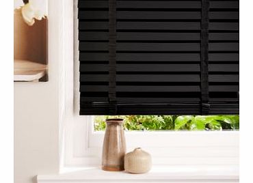 Black Venetian Blind (W)900mm (L)1.8m