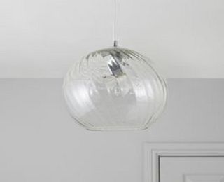 Colours Cornaby Chrome Effect Pendant Ceiling Light